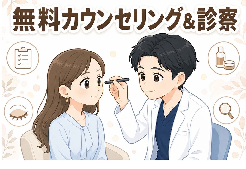 院長による無料カウンセリングと診察